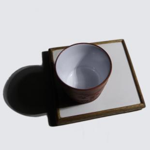 茶杯垫，杯垫，实木镶嵌陶瓷杯垫，茶道用具，茶托