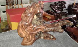 红木工艺品根雕摆件老挝大红酸枝根雕整木弥来佛摆件佛像